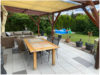 Überdachte Südterrasse